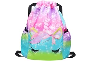 RHCPFOVR Bijoux Licorne pour Les Filles, Sac bandoulière en Cuir PU, Collier de Paillettes, Bracelet, Boucle d'oreille, bagues, Pinces à Cheveux et Coffrets à Bijoux pour Filles Style M