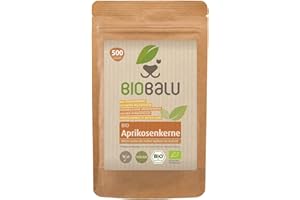 BIOBALU Bio Aprikosenkerne bitter Qualität "extra herb" 500g - hoher Bitteranteil, naturbelassen, extra herb, wenig Bruchanteil, ungeschwefelt, aus einer biozertifizierten Wildsammlung