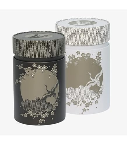 Scatole Metalliche Eigenart New Little Geisha – 2 Pezzi, Tonalità Petrolio E Rosa, Porta Tè O Oggetti
