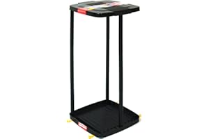 DEMA Heidrun Cubo de Basura con Tapa, Negro, Pack de 1 Unidad