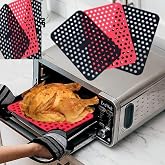 Silikon Pişirme Kağıdı, &Ccedil;ok Ama&ccedil;lı, Air Fryer, Fırın, Tencere ve Mikrodalga Uyumlu, Yanmaz Yapışmaz S&uuml;rekli Kullanıma Uygun D