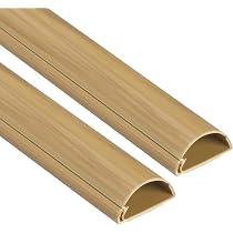 Goulotte Passe Cable Cache-Cordon Demi-Rond, Largeur De Chemin De