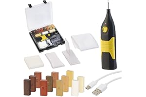 AGT Riparazione laminato: kit di riparazione per parquet, laminato e legno con smalto a batteria, USB (riparazione legno, kit di riparazione per pavimenti, riparazione piastrelle)