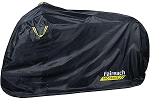 Faireach 420D Bike Cover Waterproof Outdoor for 1 bike, Heavy Duty OXFORD Fabric Bicycle Rain Cover, Anti Dust Rain Snow UV Bike Storage Cover for Mountain Road Electric Bike, 200*110*70cm