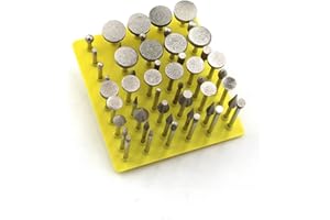 Z-LEAP 50 galvanisierte Diamant-Schleifkopf-Schleifstifte Set für Dremel-Drehwerkzeug.