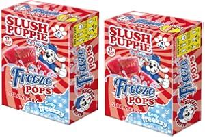 SYNC'T 2 Pack Slush Puppie Pyramids Ice Pops - The Unmistakable Taste of Strawberry Slush Puppie, Packed into a Pyramid - 16 TOTAL TRIANGLES - Suitable for Vegans & Vegetarians. No Added Colour