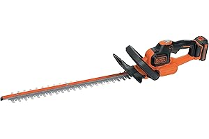 BLACK+DECKER GTC18502PC Cortsetos PowerCommand CUT 18 V, Batería de 2 Ah, Setos Medianos, Espada 50 cm, 18 mm de Espacio entre Dientes, Empuñadura Ergonómica