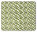 Produktbild Leaves Mouse Pad, Stylized Graphic Leaf Figures in Green Shades with Weathered Look, Standard Size Rectangle Non-Slip Rubber Mousepad, Apple Green White Dark Taupe 9.8 X 11.8 inch