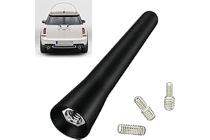 ELITECRAN Universal Short Car Antenna - 6.5 cm FM/AM Mini Roof Radio Antenna