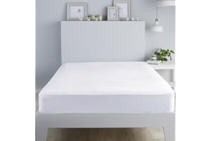 Cotton Comfort Bedding 100% Brushed Cotton Flannelette Fitted Sheet King Size – Soft Warm Deep Fit Bed Sheet, Heavyweight Brushed Cotton Bedding for Cozy Winter Nights