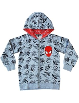 laylawson Jungen Spiderman 100% Baumwolle Kapuzenpullover
