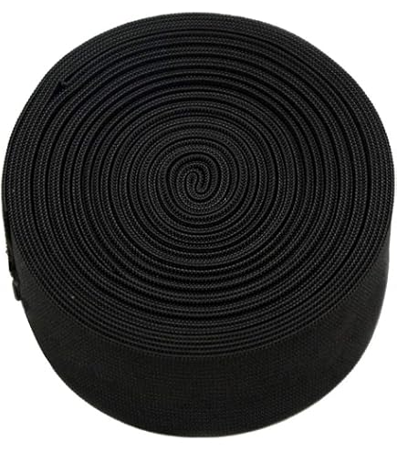20M Bandes Élastiques Couture Blanc Et Noir - Ruban Élastique Large 2cm Pour Bricolage Et Vêtements