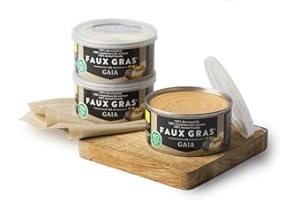 Gaia - Faux Gras de Gaia - 125g - Alternative au foie gras 100% végétale et respectueuse des animaux
