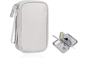 NOKDAL Custodia Cavi Astuccio Porta Cavi da Viaggio Borsa Accessori Elettronici Porta Cavi Organizer Porta Caricabatterie Organizzatore Cavi Universale Viaggio Accessori Utili per Cavi USB,Schede SD