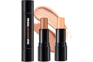 ‎ONLYOILY ONLYOILY Kontur Stift Highlighter,Concealer Contouring und Highlighter in einem, 2 Colour Make up Concealer contouring stift, Bronzer, Kontur stift Und Highlighter Make-Up Für Jeden Hauttyp (#03)
