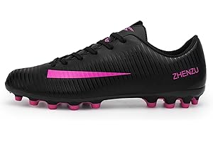 V-DO Agnueuty Breatheable Soccer Shoes Cleats for Men/Ladies Unisex Football Boots Youth Boys/Gils Trainers