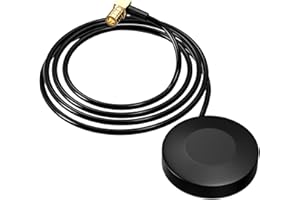 RUIZHI Antena DAB SMB do samochodu, przyłącze cyfrowe DAB, radio samochodowe, klej do szyb, adapter z kablem 3 m do Pioneer, Kenwood, JVC, Alpine, AiliTech