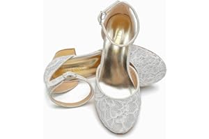 ELSA & ANNA Chaussures de Princesse pour Filles - Chaussures Reine des Neige à Talons de 3cm - Chaussures de Déguisement Scintillantes Elsa pour Fêtes et Anniversaires - Talons hauts pour enfants