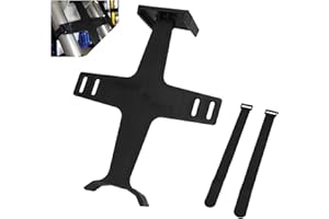 IUVWISN Protector universal de horquilla delantera de motocicleta de 11.2 pulgadas, protector de horquilla con 2 correas de velcro para Dirt Pit Bike Motocross Negro