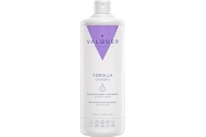 VALQUER LABORATORIOS VALQUER Champú de Cebolla Regulador del Pelo Graso | Antioxidante con Efecto Anticaída que Revitaliza y Purifica | Aporta Fuerza, Volumen y Brillo | Todo Tipo de Cabellos | 1 L