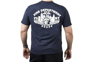 T-Shirt Navy, New York City Fire Dept.150 Years 1865-2015