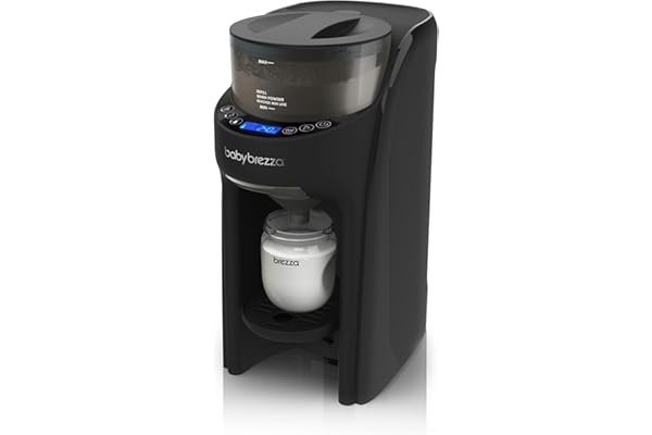 Baby Brezza Formula Pro Advanced Noir All Black - Préparateur de Biberons instantané et automatique, dose et mélange l'eau chaude et la poudre de Lait par simple pression d'un bouton