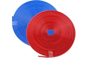 KUWUNG Alloy Wheel Protectors, 2 Rolls Car Wheel Protection Ring, 8 M/Roll Car Rim Protection Strips, Auto Alloy wheel Rim Protectors Self-adhesive Protector Tape,Rim Protection Rings