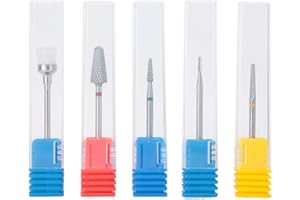 ANGGREK Nail Drill Bits Replacement Set,Nail File Polishing File Nail Art Sanding Band Polishing Grinding Head Tools,Grinding Wheel Polishing Head Bit,Sanding Cap