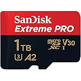 SanDisk Extreme Pro 1 TB microSDXC Memory Card + SD Adapter with A2 App Performance + Rescue Pro Deluxe 170 MB/s Class 10, UH