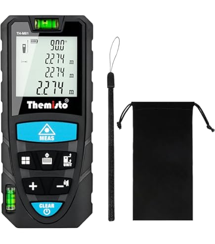 DEWALT DW099S Laser Measure – 100-Foot Bluetooth Distance Meter