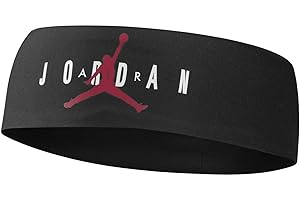 Jordan Fury Headband Graphic Fascia Tergisudore Jumpman Air Nero