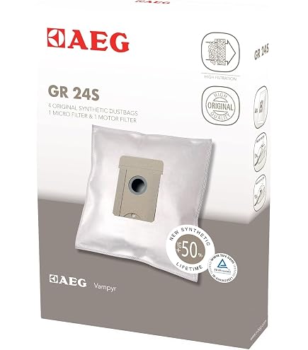 10 Sacchetti Per Aspirapolvere AEG Electrolux | Compatibili Con Essensio, Equipt, UltraSilencer, UltraOne | Micropile Con Filtro | Prodotto In Germania