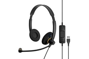 ‎SENNHEISER Sennheiser EPOS Impact SC 60 USB ML beidseitiges UC-Headset mit In-Line Call Control Zertifiziert für Skype for Business, 9734329000