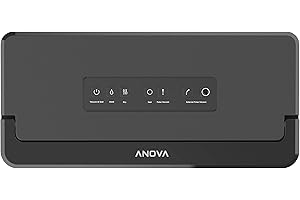 Anova Precision Vacuum Sealer Pro ANVS02-EU00, Precision Vacuum Sealer Pro, dispositivo de envasado al vacío, enchufe tipo C incluido para uso en la UE, negro