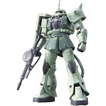 RX-78-2 GUNDAM&MS-06S&MS06F ZAKU-II セット Bandai Hobby Gundam MS-06F Zaku II RG 1/144 Model Kit : Amazon.co