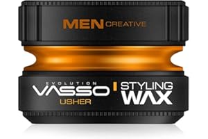 VASSO PRO-AQUA USHER - Hair Styling Wax - Water Based Gel Wax - Pomade -