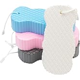 VEZRIX Super Soft Bath Sponge Scrubber Pack of 2 | Premium Bath Loofah for Men, Women & Kids | Rich Foam Body Scrubber for De