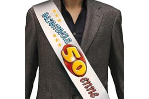 DOR IMPORT S.R.L. FASCIA 50 anni - INCANTEVOLE 50 ENNE - gadget idea regalo scherzoso compleanno