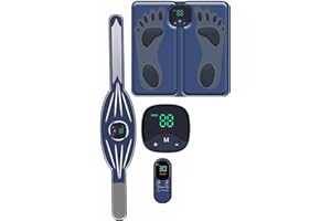 Yonars EMS Bauchmuskeltrainer, Bauchmuskeltrainer Elektrisch für Arm Bein, Fußmassagegerät Bauchtrainer 10 Modi & 30 Intensitäten Fördern Sie Die Durchblutung, reduziert Muskelschmerzen