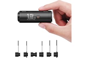 FLEXTAILGEAR Zero Pump - Pompe à air Portable de 34 g pour gonflables - Pompe électrique Ultra Mini et Rechargeable - Compatible avec Les Matelas de Camping KLYMIT Nemo BIG Agnes WINLOCK STS EXPED