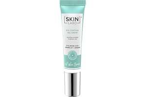 SKIN LABO SkinLabo - Crema Contorno Occhi Acido Ialuronico, Riduce Inestetismi della Zona Perioculare, Azioni Antirughe, con Acido Ialuronico e Ginseng - 15 ml (Vecchia Versione)