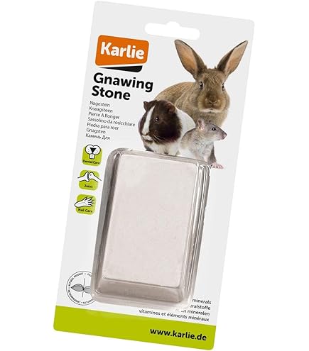 Salzleckstein Bergkristall – Mineralstein Für Tiere | 8-10 Stück, Ca. 1 Kg, Mit Aufhängekordel