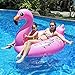 Produktbild Innoo Tech Aufblasbarer Flamingo, Luftmatratze Wasser, 0.3 mm dick hochwertig PVC schwimminsel, 170x110x115cm XXL Groß mit 5 Reperaturflicken, Schwimmtier für 1 Erwachsen und 1 Kind, Poolparty