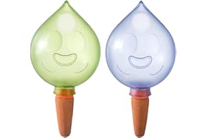 Mlysnd Regador de Plantas, Riego Automatico Macetas, 2 Piezas Globos de Riego AutomáTicos Dispositivo de Riego AutomáTico para Balcones Interiores, Dormitorios, Salones (Azul+Verde)