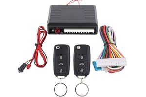 KEENSO Universal Keyless Entry System, Car Remote Control Central Door Lock and Lock Upgrade Kit with Trunk Release