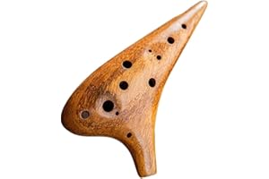 SHENGYI Ocarina Instrument ocarina professionnel en bois pour débutants, alto accordé en do et accordé en courant alternatif à 12 trous