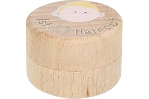 Holibanna Caja De Recuerdos Para Corte De Pelo De Bebé Contenedor De Almacenamiento Infantil De Primer Mechón Para Niños Y Niñas