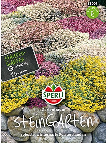 Steingarten Stauden, Mehrjährige Blumenmischung