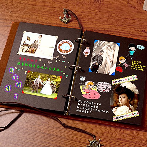 Guwheat lbum de foto scrapbooking 60 p ginas de arte aniversario DIY de papel lbum de fotos de la boda regalo para cumplea os boda aniversario Medio Gris reviews Guwheat lbum de foto scrapbooking 60 p ginas de arte aniversario DIY de papel lbum de fotos de la boda regalo para cumplea os boda aniversario Medio Gris