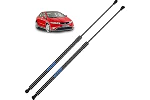 Koaudb 2Pcs Boot Struts for Honda Civic MK8 2005-2011 Rear Tailgate Boot Gas Struts Lift Support System Gas Strut Heavy Duty 465N 640MM Car Gas Struts Rear Tailgate Boot Replace #74820SMGE03